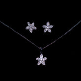 Five Petals Pendant Set - Zumorrud