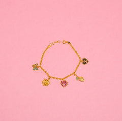 Gold Charm Bracelet - Zumorrud