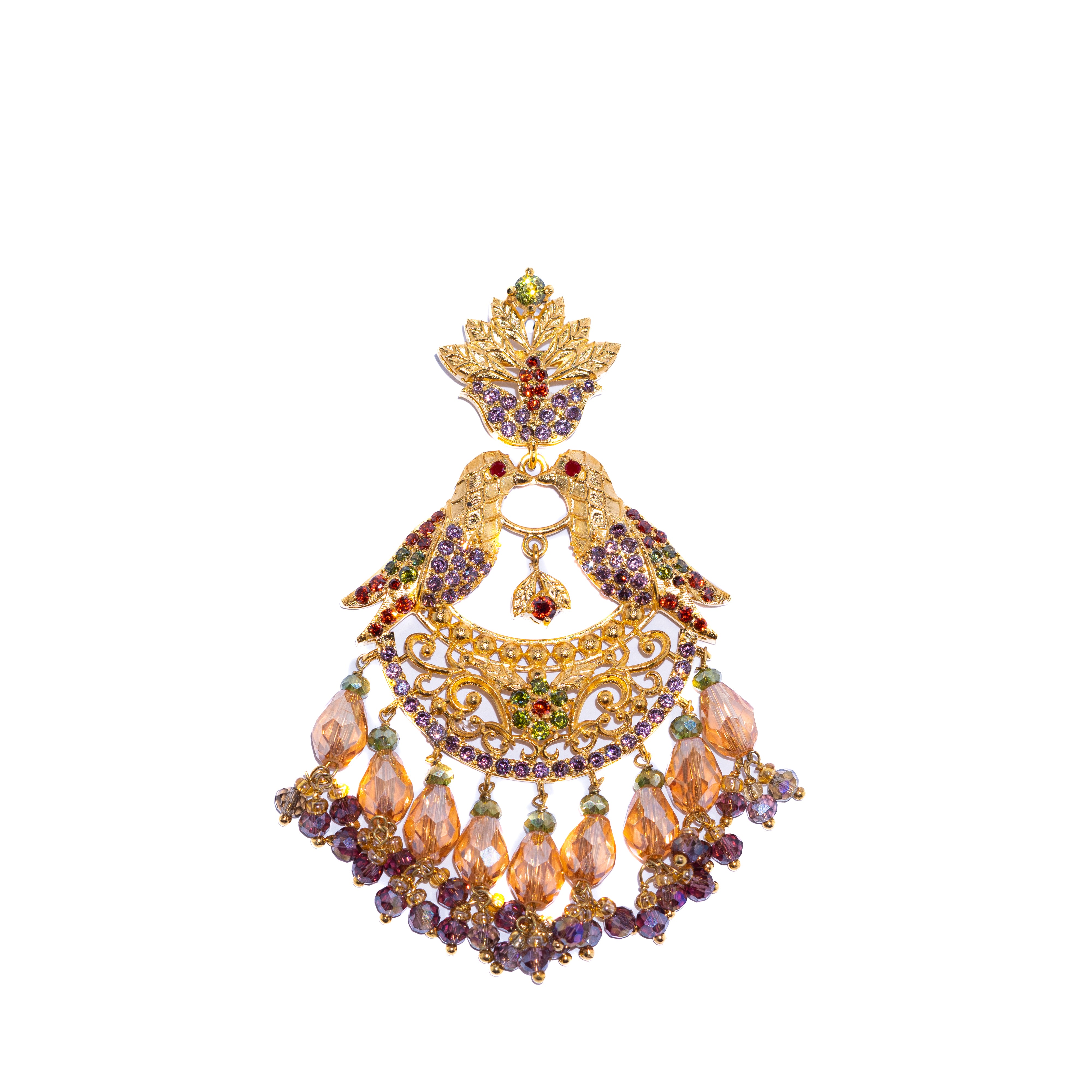 Lovebird Earrings - Zumorrud