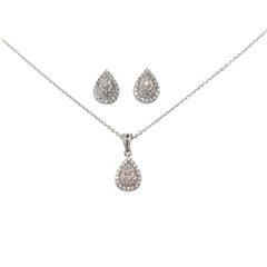 Pear Pendant Set - Zumorrud