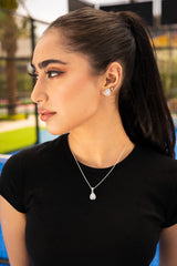 Pear Pendant Set - Zumorrud