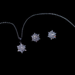 Lotus Pendant Set - Zumorrud