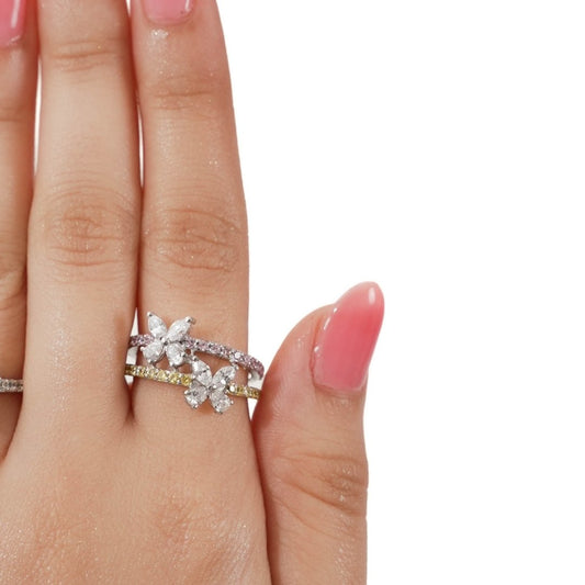 Twin Butterfly Ring