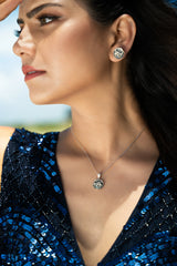 Coral Blue Pendant - Zumorrud