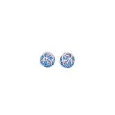 Coral Blue Studs - Zumorrud