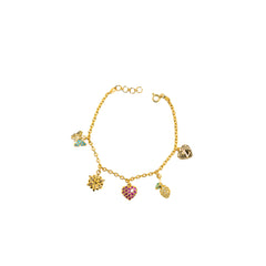Gold Charm Bracelet - Zumorrud