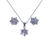 Lotus Pendant Set - Zumorrud