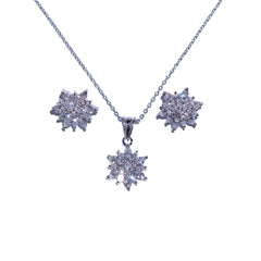 Lotus Pendant Set - Zumorrud