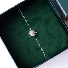 Lotus Heart Bracelet - Zumorrud