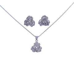Rose Pendant Set - Zumorrud