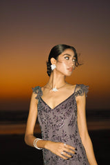 Floating Lotus Necklace - Zumorrud