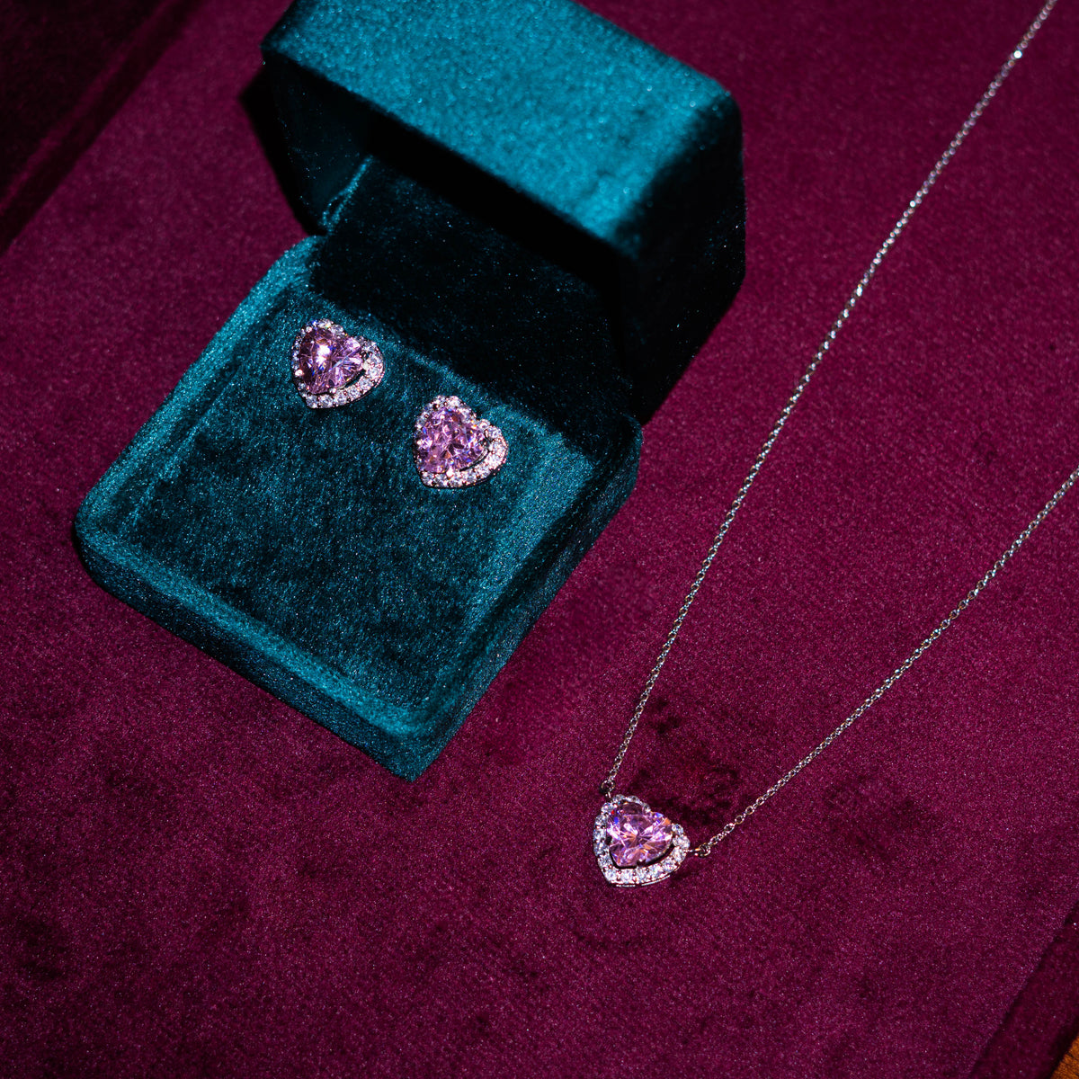 sweetheart necklace set