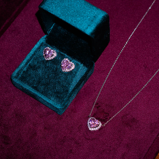 sweetheart necklace set