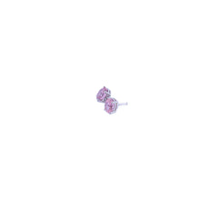 Pink Oval Studs