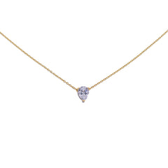 Gold Pear Necklace