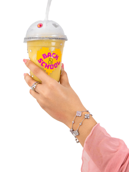White Petal Bracelet