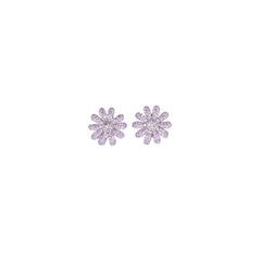 Pink Daisy Earrings