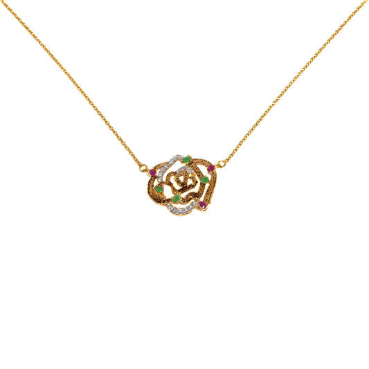 Ruby Rose Necklace - Zumorrud