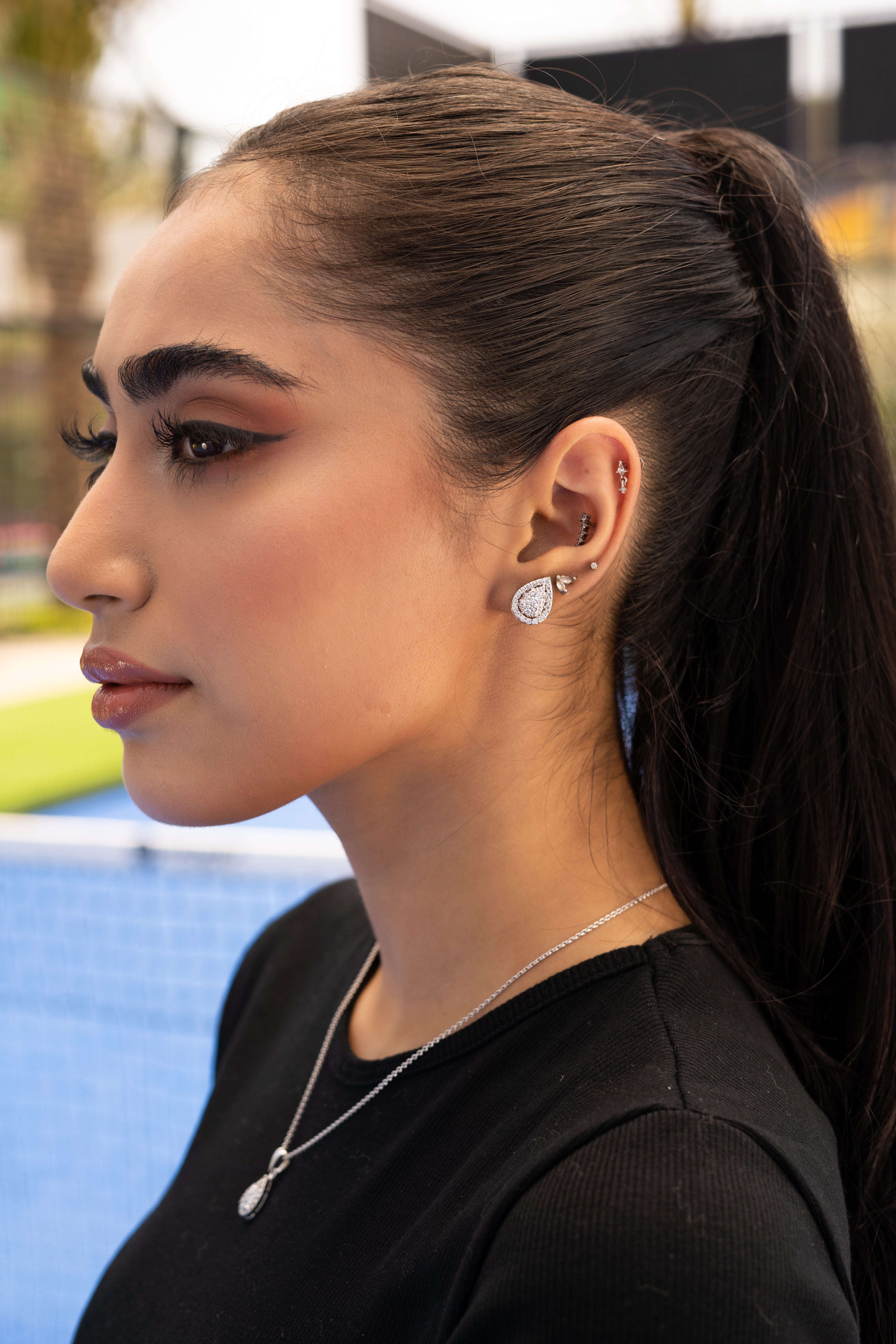 Pear Earrings