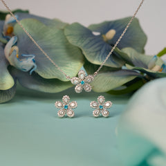 Summer Flower Necklace Set