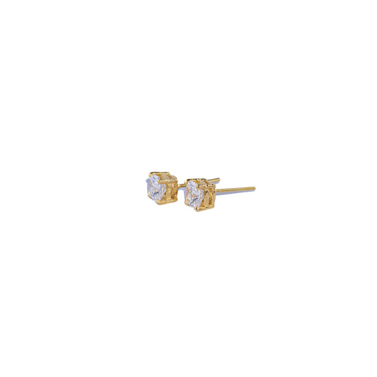 Cushion-Cut Studs