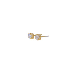 Cushion-Cut Studs