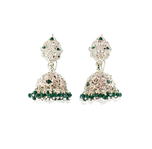 Chandi Jhumkis - Zumorrud