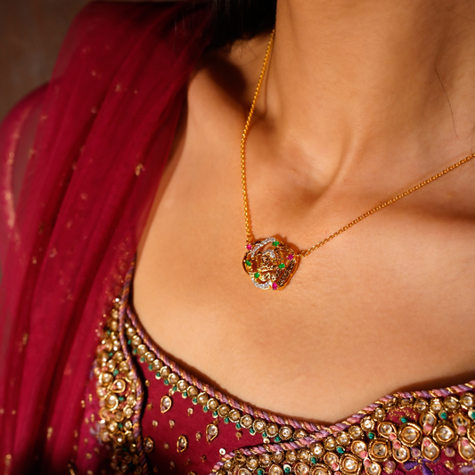 Ruby Rose Necklace - Zumorrud
